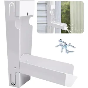 Rainwater Collection System, Rain Barrel Diverter Catching Collection System, Stainless Steel Raindrop Rainwater Colander Fits 2" x 3" Standard Downspout