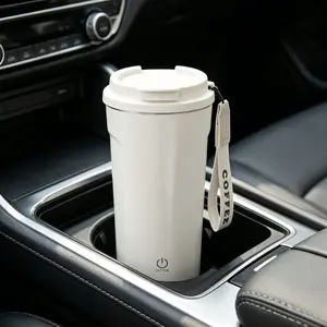 Fashionable USB Rechargeable Smart Blender Cup Sports Water Bottle with Temp Display Insulated for Outdoor Coffee Milkshake Car Use