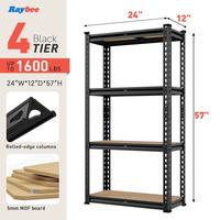 4 Tier-24W*12D*57H
