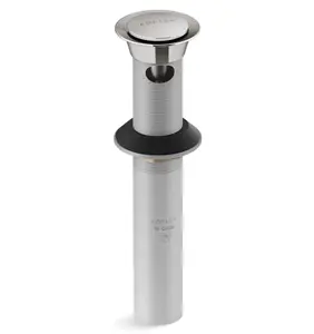Kohler 25322-TT Pop-Up Clicker Drain with Overflow Vibrant Titanium