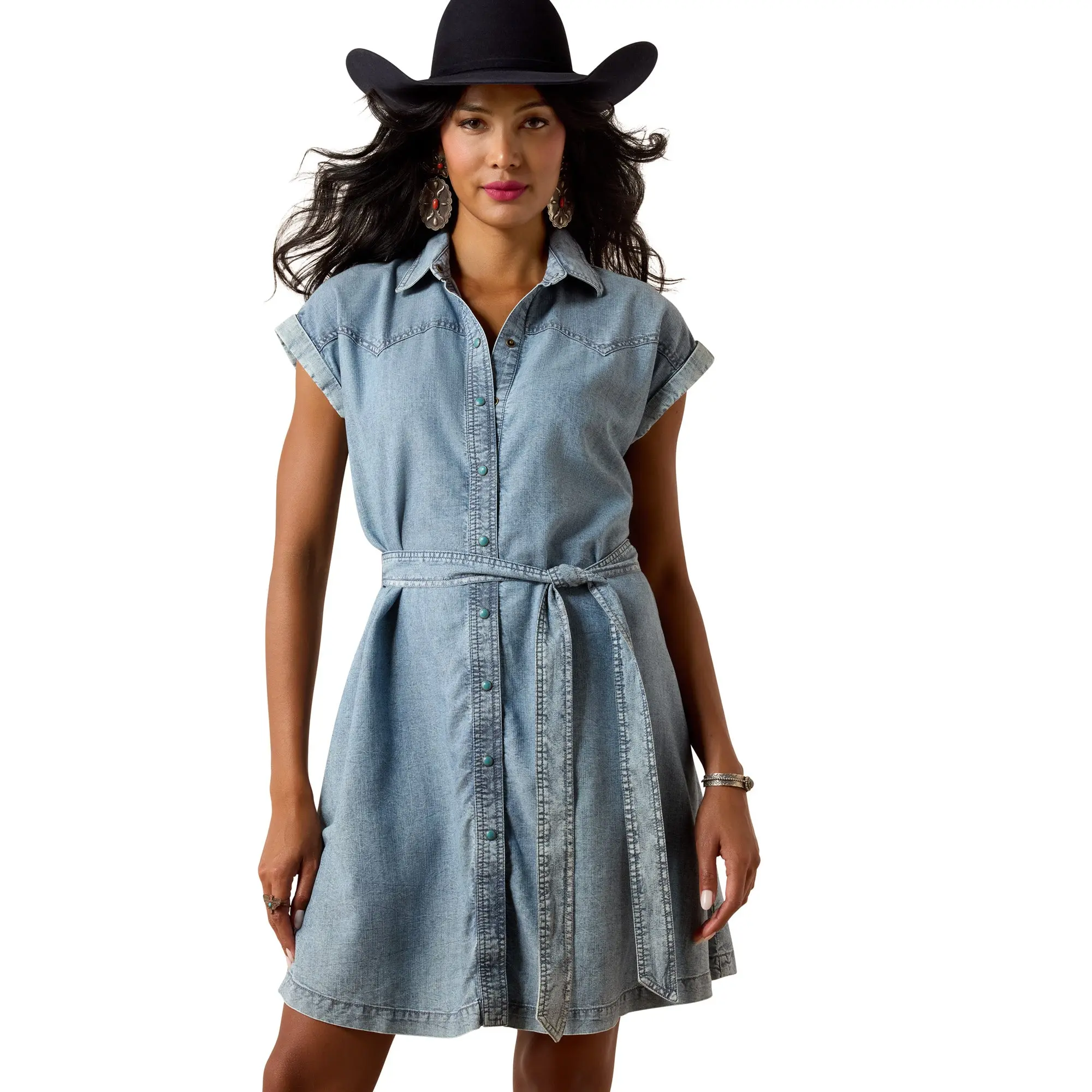 Ariat Ladies Hampton Medium Blue Dress 10073513