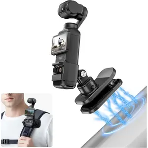 Pocket 3 Backpack Mount, 360?  Mount for  Action 6/5 Pro/4/for Xtra Muse,   Backpack Clip Quick-Release Adapter