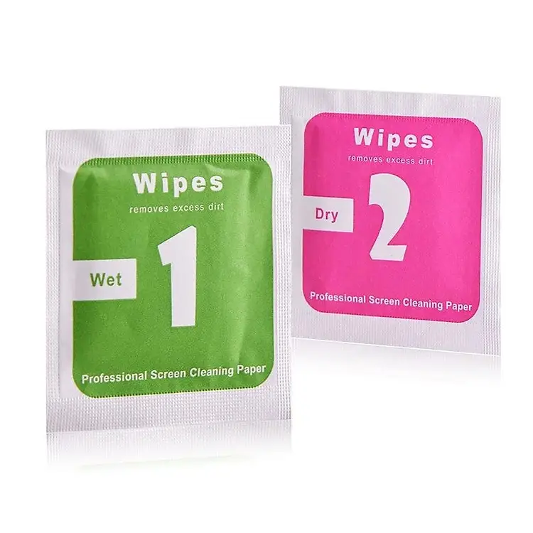 [NOT FOR SALE] Gift – Fingerprint Removal Screen Wipes (Dry & Wet Cleaning) Disposable Face Towels Disposable Multi Use