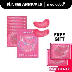 [NEW] [medicube] PDRN Pink Collagen Jelly Eye Mask | Hydrogel Eye Patches with PDRN, Collagen, NAD | Refreshing for Puffy, Tired Eyes | Firming for Look of Wrinkles, Fine Lines | Korean Skincare (6/28/50 Pairs)