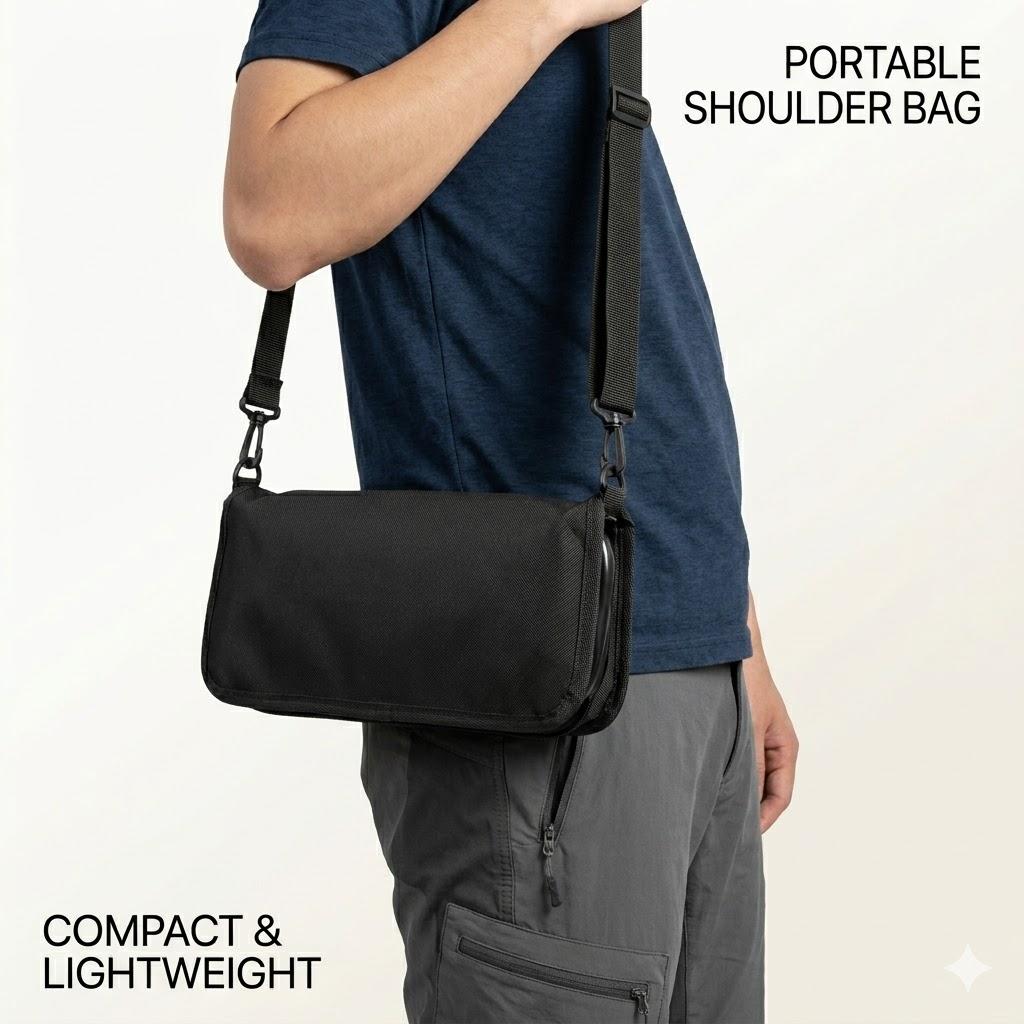 Pocket-Size Folding Stool Ultralight Camping Chair, Mini Portable Collapsible Seat for Fishing and Outdoor Activities, Compact Backpacking Stool Fits in Pocket, Lightweight Travel Bench for Adults