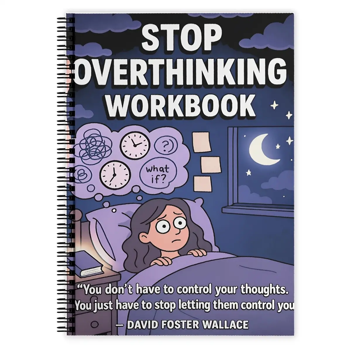 Stop Overthinking Workbook Anxiety Relief Journal - TikTok Shop