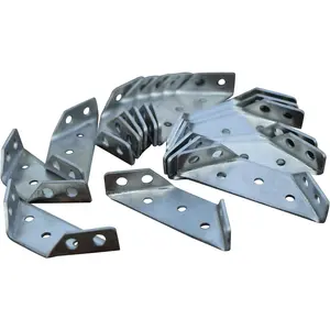 Stainless Steel Multifunction Triangle Corner Brace, Multi-Angle Joint Fastener, Shelf Support Connector Bracket 2.7"x0.9" (Set of 16)