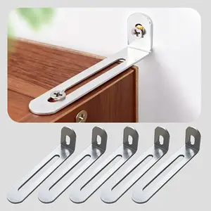 12pcs Adjustable Angle Brackets, Multi-Functional Hardware Parts, Two Colors Available, Thickened Stable, Ideal for Stands