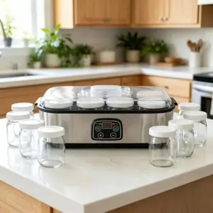 Home made fully automatic multifunctional yogurt machine, milkshake machine, jam machine, ice cream machine, pudding machine, intelligent constant temperature fermentation machine