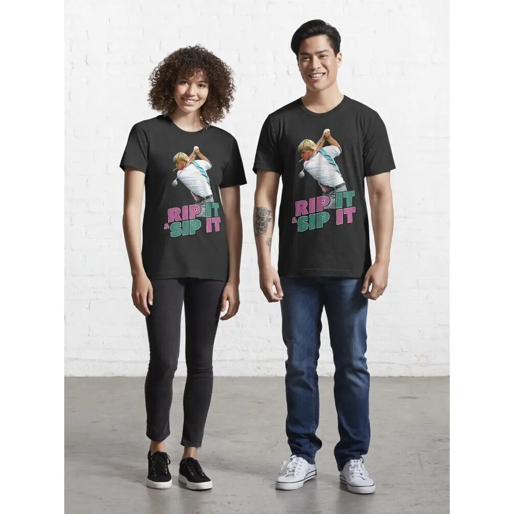 John Daly Rip It Sip It Golf  Essential T-Shirt