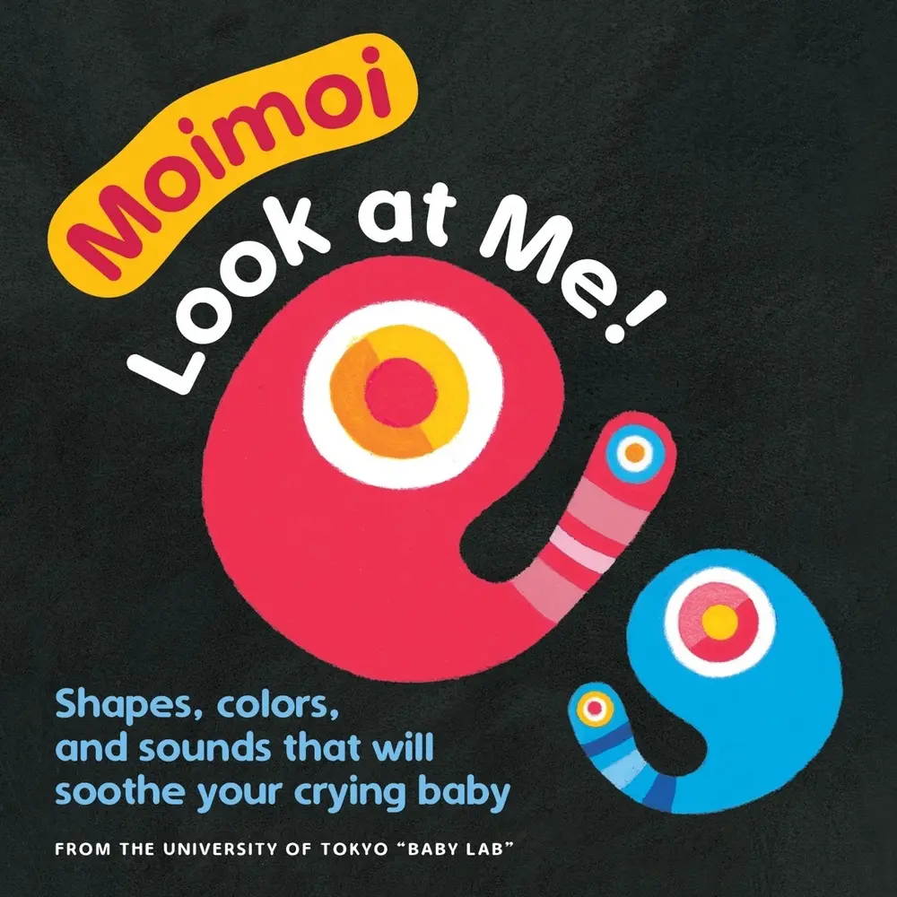 USED-Moimoi - Look at Me!: A High Contrast, High Color Board Book with Shapes, Colors, and Sounds to Soothe Your Crying Baby (Board book)