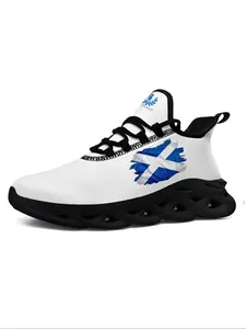 Men's Ultra-light Scottish Casual Sneakers, Scotland Flag Design, Casual Twist Sole Streetwear Shoes, Comfortable Stylish Perfect for Daily Wear Walk Travel and Outfits