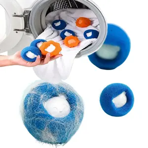 Reusable Pet Hair Remover Balls (1-5pcs) - Laundry Washing Machine Filter, Wool Sticker Fur Lint Catcher for Cats, Pet Grooming Home Supplies