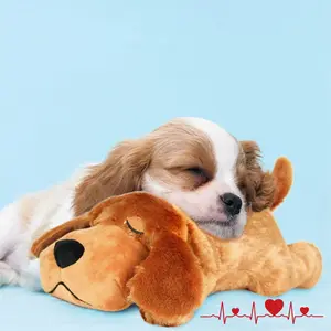 Pet Cat Dog Plush Heartbeat Doll- Soft Chew-Proof Interactive Companion with Realistic Heartbeat for Cats & Puppies