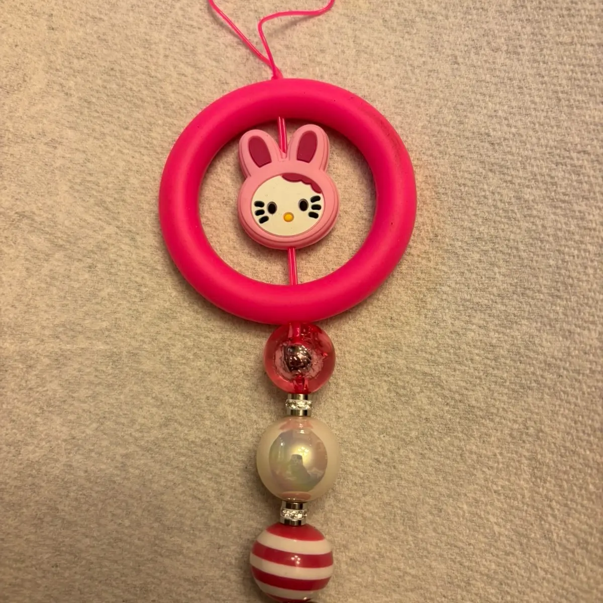 Kitty car charm