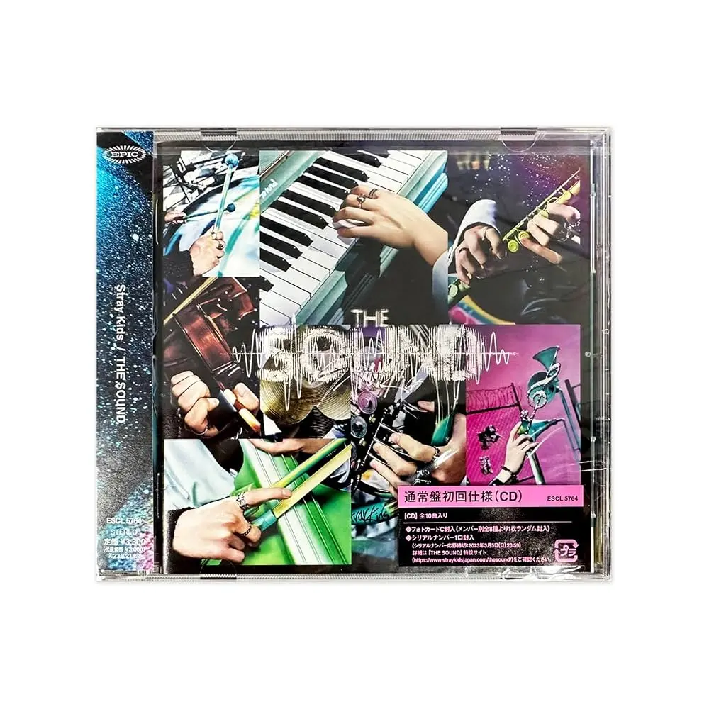 Stray Kids THE SOUND Regular Edition Japanese CD Album Official Photocard C Full Album
