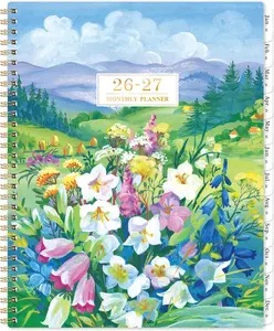 Monthly Planner 2026-2027 - 2 Year Planner 2026-2027, JAN. 2026 - DEC. 2027, 9'' X 11'' with Coated Tabs, Inner Pocket Urneeds