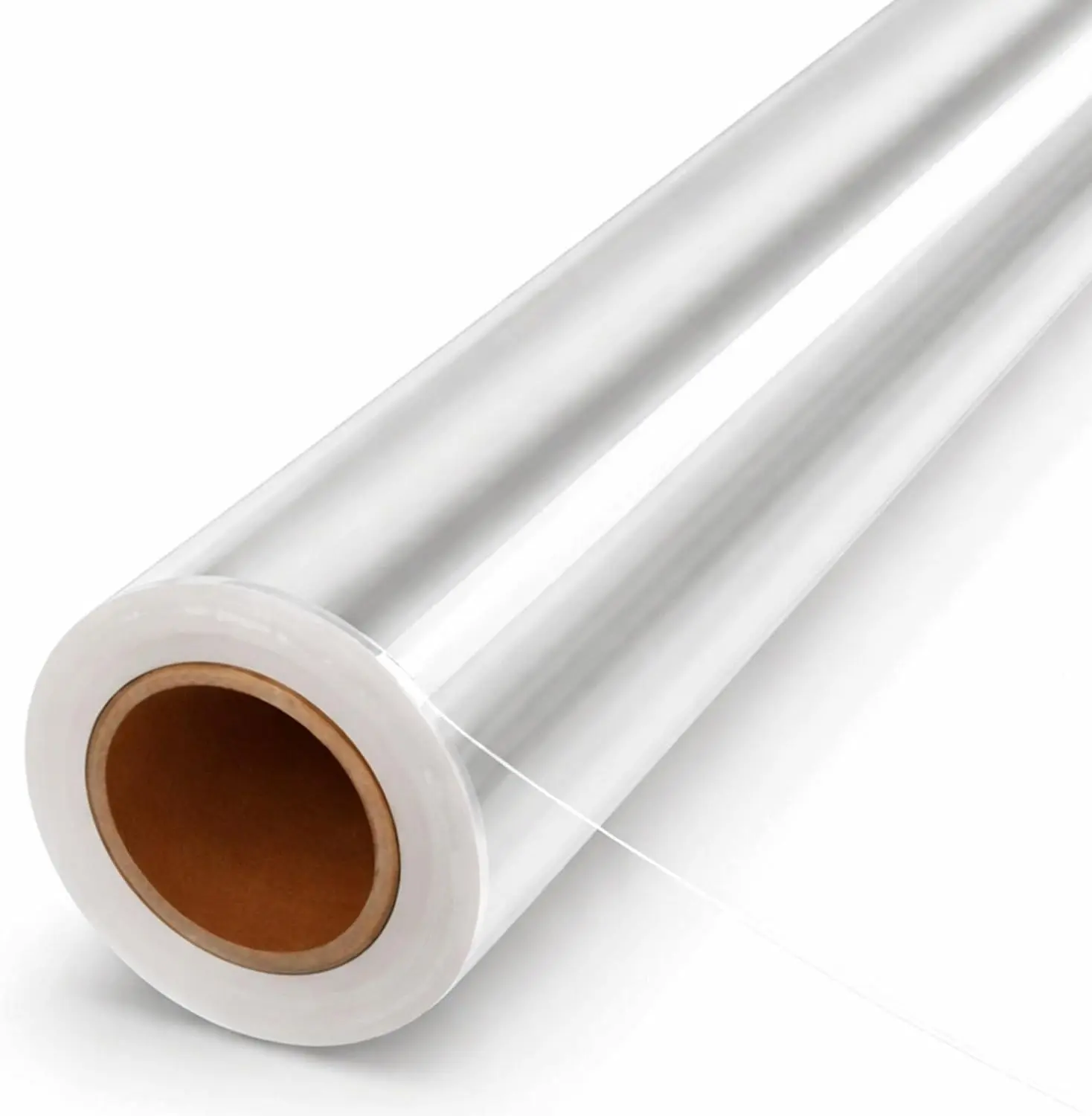 Clear Cellophane Wrap Roll (31.5 in x 100 ft) - 3 Mil Thick Cellophane Wrap for Gift Basket, Treats, Flower Wrapping, Clear Wrapping Paper (31.5" folds into 16")