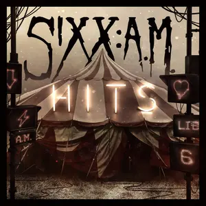 Sixx:a.M. - HITS (Translucent Red with Black Smoke Vinyl)  [VINYL RECORD - LP] Black, Colored Vinyl, 180 Gram, Red