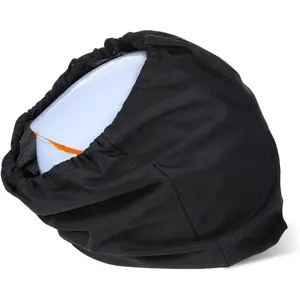 Black Large Capacity Lightweight Drawstring Helmet Protection Storage Bag Folding Motorcycle Helmet Bag for Sport Riding Travel