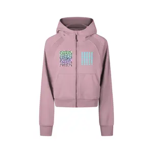 ROCKSTEADY "Leopard Aura" StreetLUXE Cropped Hoodie Full Zip