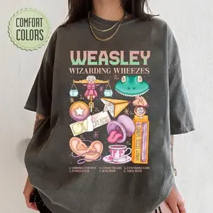 Wizarding Wheezes | Super Soft Bleached Tie Dyed| HP Wizarding Magic Weasley Family | Magical Wizard Witch