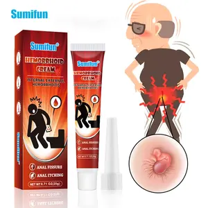 Sumifun Hemorrhoid Ointment Hemorrhoid Cream Hemorrhoid Removal Cream Anal Fissure Blood in Stool Unisex 20g Healthcare Therapeutic saltair body Treatment Healing flamingo hair removal Muscle Relief Gel Herbal Relief