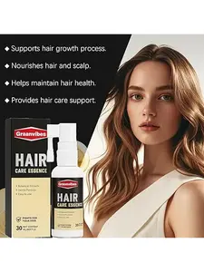 Hair Thickening & Anti-Gray Spray, Graanvibes Anti Hair Fall Growth Serum, Nourish & Strengthen Follicle Roots, Inhibit White Hair Growth, Organic Plant Raw Extracts, Totally No Side Effects