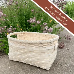 Handled Storage Basket Weaving Kit