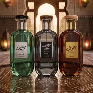 Men's 100ml Fragrance Parfum - Scent Cosmetic Cologne with Floral-Woody Notes, Strong Long-Lasting Scent, Gift Friendly, Ideal for Business Travel, Single Item