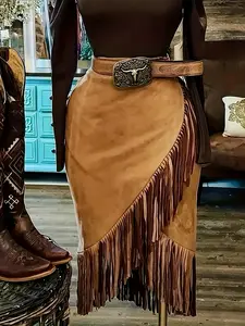 Women's Leopard Print Casual Long Dress, Elegant A-Line Maxi Dress, Spring & Fall Fashion, Comfortable and Stylish Women's Clothing, Womenswear