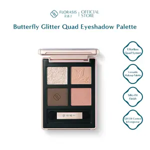 Florasis Butterfly Glitter Quad Eyeshadow Palette