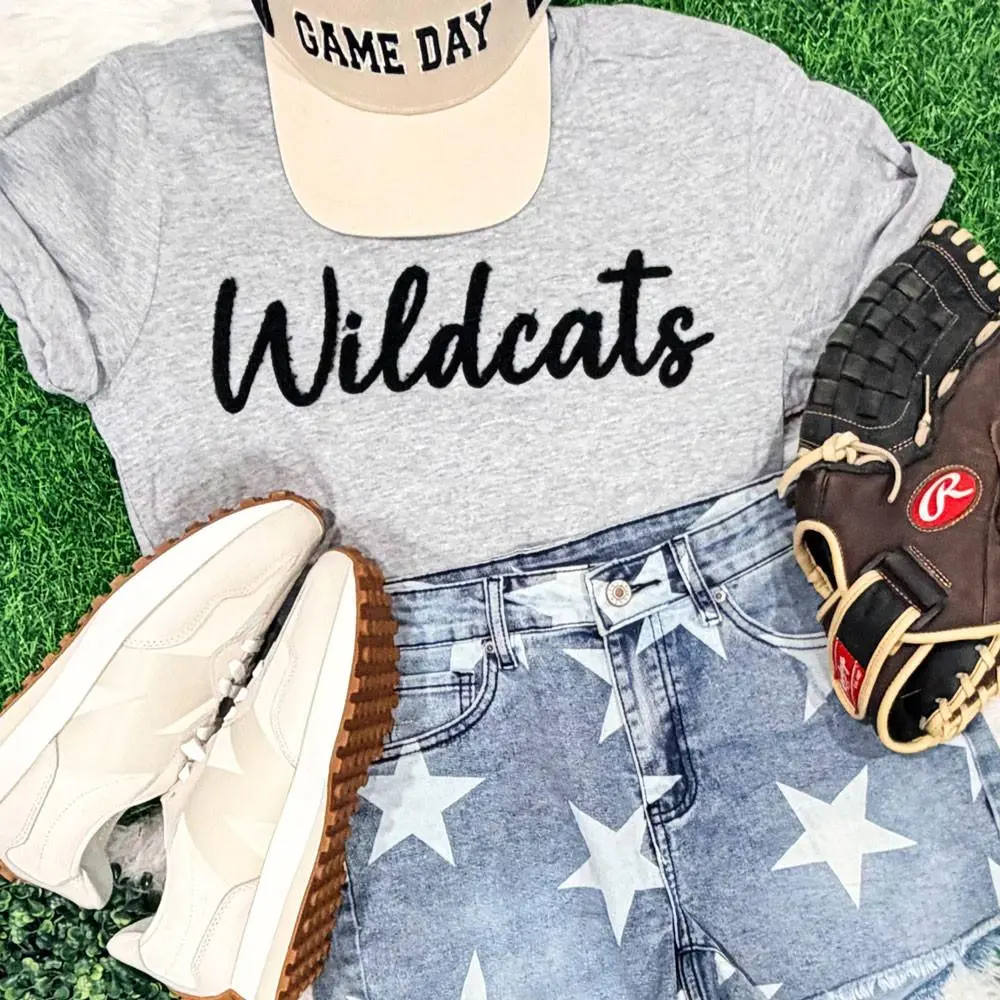 Wildcats Fluffy Chenille Patch Transfer | Varsity Game Day Patch