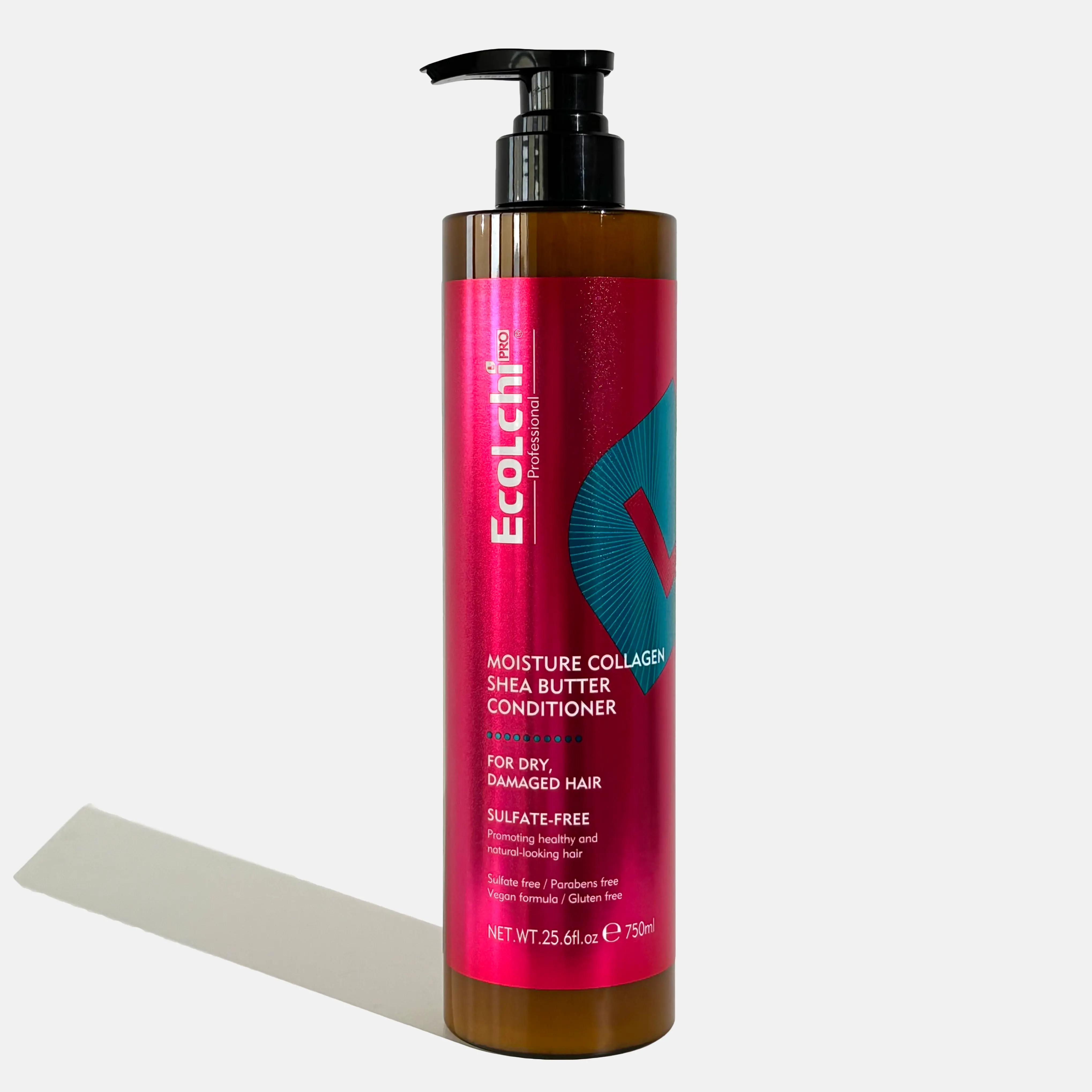 ECOLCHIPRO Collagen Conditioner with Shea Butter & Herbal Extract, Hydrating Liquid Moisturizer for Dry, Damaged Hair, For Women, 25.6 fl oz Hydrate Moisturizing