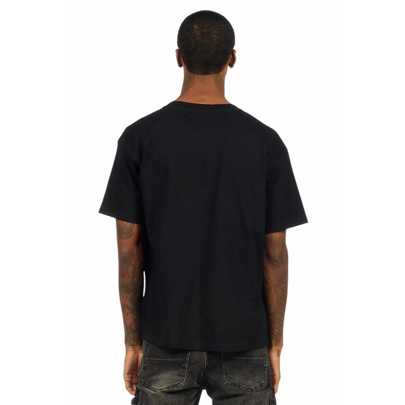 Airhart Black Graphic Rhinestone T-Shirt