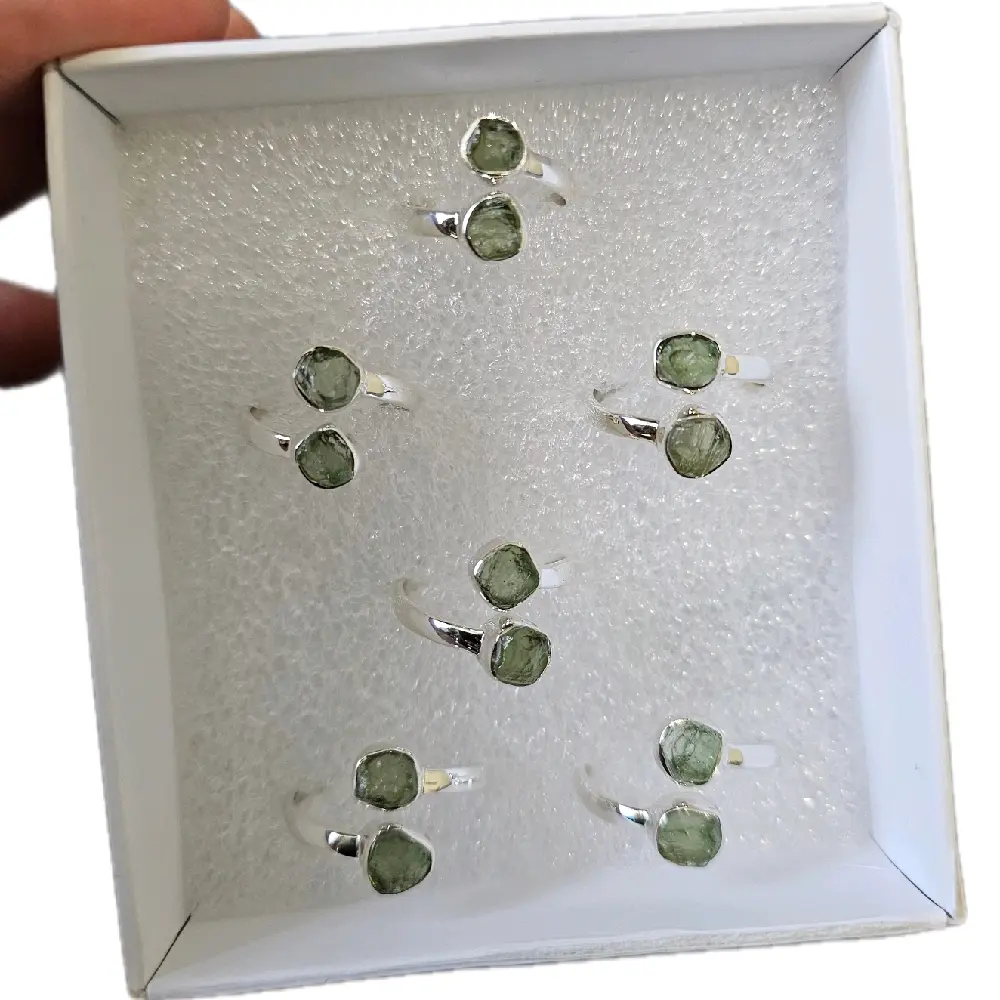 Moldavite Ring Moldavite Ring