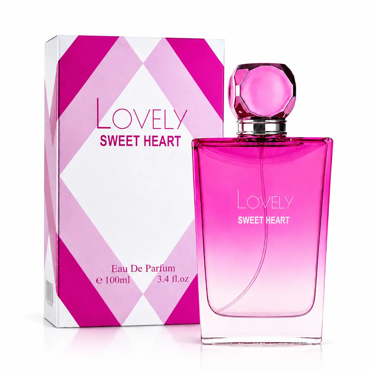 LOVELY SWEET HEART Unisex Eau de Parfum, 100ml / 3.4 fl oz | Fruity Floral Amber Musk Scent | Long-Lasting Gift for Him & Her|long lasting perfume|unisex perfume|unisex eau de parfum|perfume for men and women
