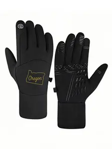 1pc with Oregon More winter gloves running gloves Touch Screen cold proof Daily Use Adults Cozy Christmas gifts Warmest Trendy Stylish Premium Quality