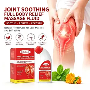 joint relaxing massage liquid knee protection comfort support-Suitable for discomfort in the back neck hands shoulders feet Relief for Muscle Joint & Nerve soothing with Menthol Magnesium and 11 types Plant Extracts Mild Non-Irritating carry-on Body Care