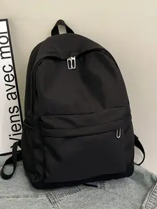 Stylish Solid-Color Backpack for Men & Women, Large Capacity Casual Bag for Daily Use, Outings, Commuting, Travel, Great Birthday Gift, Travel Backpacks