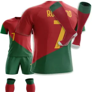 Men Soccer Jerseys,  Soccer Practice Jersey Outfits #7, Training Uniform Set for Adult and  Kids Multi