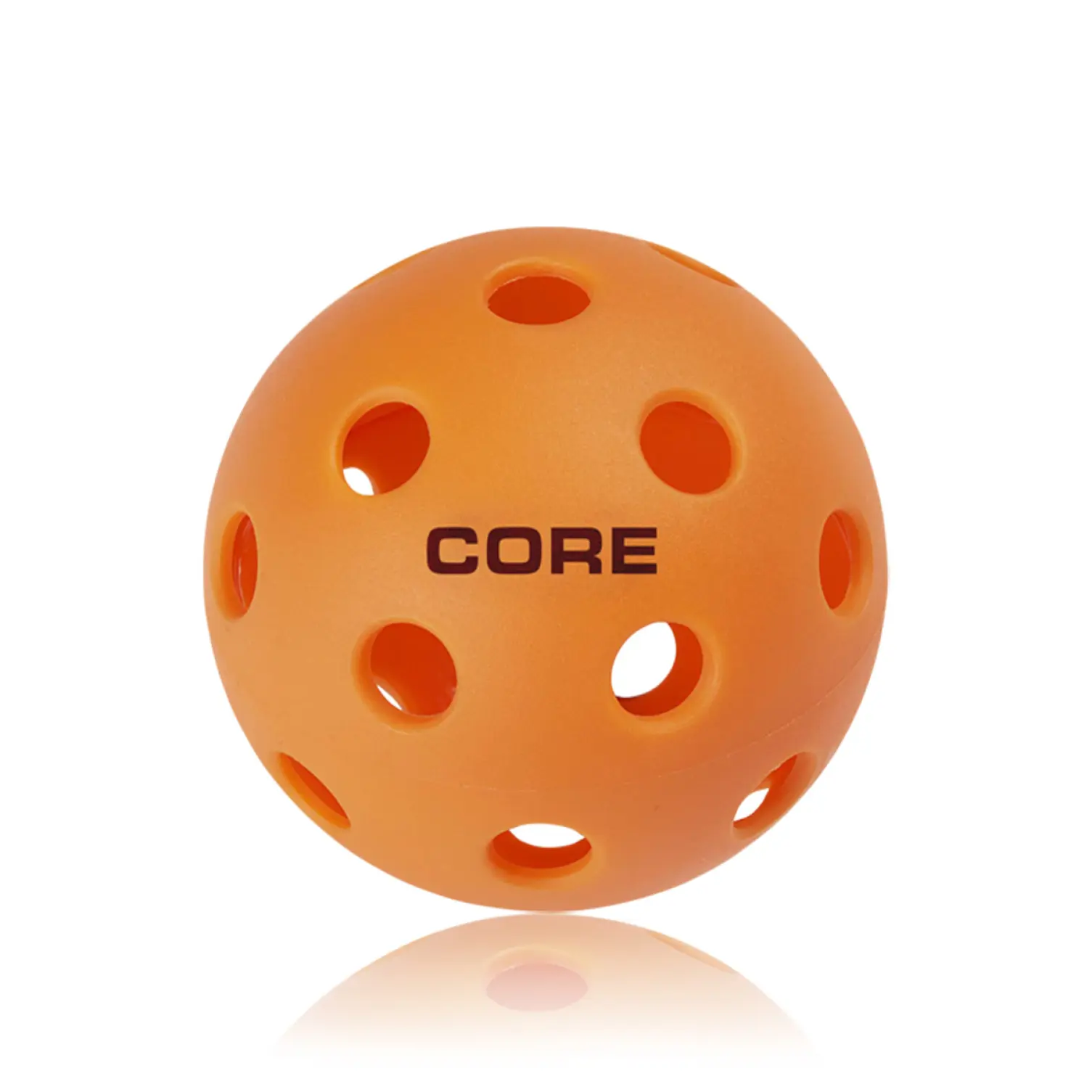 Unisex Standard Core Indoor Pickleballs, Orange, Functional Design with Precision Holes and Reinforced Construction, 100% Money Back Guarantee, Consistent Bounce, Pickle Ball, Easy To See