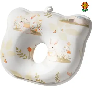 DZP-Baby Nap Pillow - Baby head shaper, Silicone Shaping Pillow for Correcting Head Shape & Preventing Sideways Sleeping - Comfortable Machine-Washable Head & Neck Support for Baby