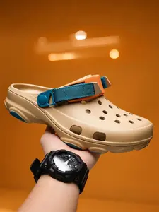 Men's Outdoor Sports Clogs, Sporty Breathable Clogs, Casual Comfortable Breathable Non-slip Clogs, Fashionable Sandals for Outdoor Camping, Boy