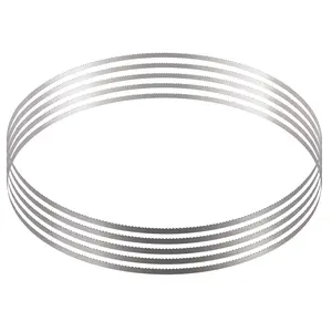 VEVOR Band Saw Blade,  82.3x0.63x0.02 inch, 5 PCS/Pack Meat Bandsaw Blades for Replacement, Carbon Steel Blade, Meat Cutting Blade Wrapped by Rust-Proof Paper, Fit for Commercial Bone Saw Machines