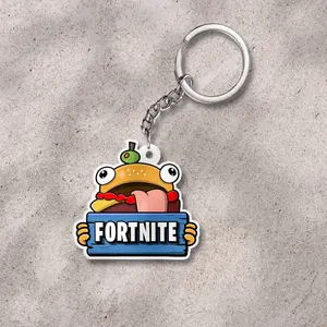 Fortnite Durrr Burger keychain, Burgerfortnite, Durrr Burger Fortnite keychain