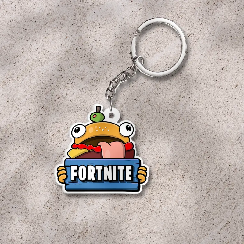 Fortnite Durrr Burger keychain, Burgerfortnite, Durrr Burger Fortnite keychain