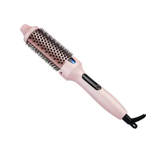 Heating Comb, Straightening Comb, Curling Wand, with LED Display, Ideal for Wavy Hair, Detangling and Straightening, Suitable for All Hair Types, 110-240V Universal Voltage, Creates Salon-Quality Curls, Anti-Frizz Hair Styling Tool - Curling Iron