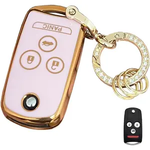 New Upgrade TPU Key Fob Shell Cover for Acura MDX, RDX, TL, TSX, ZDX & Honda Accord New Upgrade TPU Key Fob Shell Cover for Acura MDX, RDX, TL, TSX, ZDX & Honda Accord