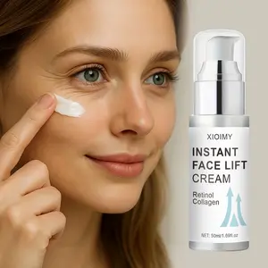 50ML Instant Facial Lift Cream, Smooth Bright Radiant Moisturizing Firming Face Skin, Makes Skin Look Younger, Face Care for All Skin Types